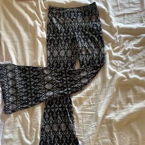 Printed Bellbottom Pants